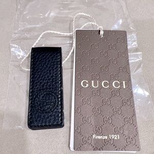 New Gucci Soho Leather money clip